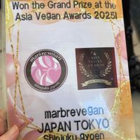   at Marbre Vegan in Tokyo