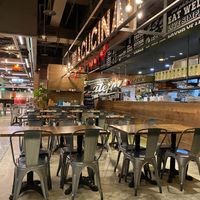 Seating and open kitchen at MiaCucina in Taichung