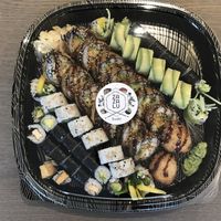 Vegane Sushi Platte at Zazalu in Neuss