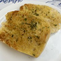 Vegan garlic bread starter   at Alfonso in Tenerife