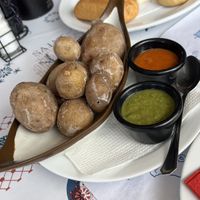 Papas con mojo  at Alfonso in Tenerife