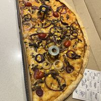 Pizza vegana  at La Pizzeria de las Tortugas Ninja in Rosario