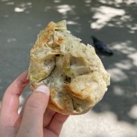 Tofu & spinach pastry  at Paradise Food in Skopje