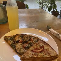 Lemon limonade, eggplant tart and lasagnas  at Paradise Food in Skopje