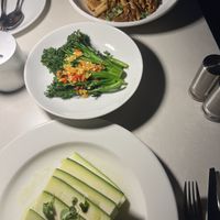 Raw zucchini lasagna, broccolini, mushroom tagliatelle    at Terras at CIVANA in Carefree