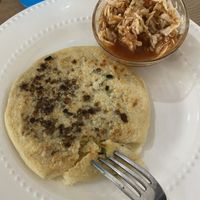 Jalapeño popusa-vegan at Tias in St George