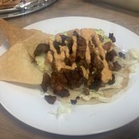Vegan meat taco  at Tias in St George