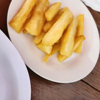 Yucca fries--very crispy outside, soft inside at Tias in St George