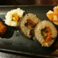 Vegan sushi at OKAMI in Bendigo