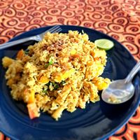 Pineapple rice at Vegan Society in Chiang Mai
