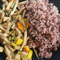 Mushrooms and Tofu at Vegan Society in Chiang Mai