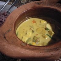 Red curry at Vegan Society in Chiang Mai