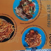 Special menu at Vegan Society in Chiang Mai