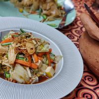 Kimchi tofu at Vegan Society in Chiang Mai