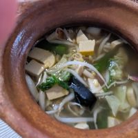 soup at Vegan Society in Chiang Mai