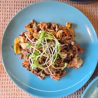 Kumch fried rice at Vegan Society in Chiang Mai