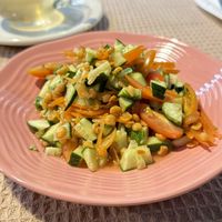 Cucumber saladd  at Vegan Society in Chiang Mai