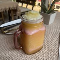 Pineapple smoothie   at Vegan Society in Chiang Mai