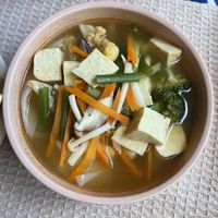 Noodles with tofu (spicy)  at Vegan Society in Chiang Mai