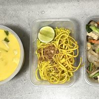 My takeout   at Vegan Society in Chiang Mai
