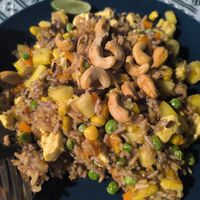 Pineapple Fried Rice at Vegan Society in Chiang Mai