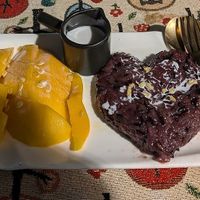 Mango Sticky Rice at Vegan Society in Chiang Mai