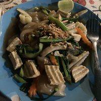 Pad see ew   at Vegan Society in Chiang Mai