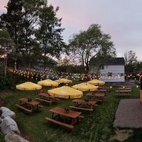 Restaurant beer garden at The Rustic Crust in Upper Tantallon