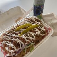 The Best Dōner Loaded Kebab   at Vegan Hub in North West London