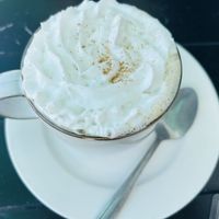 Chi Tea Latte  at Variable Cafe in Los Angeles