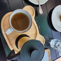 Jasmine tea at Variable Cafe in Los Angeles