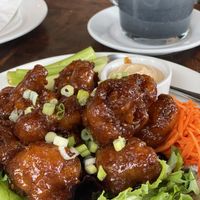 Fried cauliflower  at Variable Cafe in Los Angeles