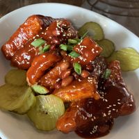 Korean Tofu Wings at Breaking Waves Brewing in Silverdale
