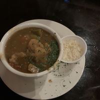 Vegan gumbo  at Soulé Cafe in New Orleans