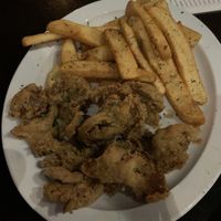 Wings and fries  at Soulé Cafe in New Orleans