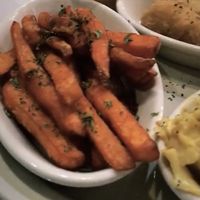 Sweet potato fries. They were really good  at Soulé Cafe in New Orleans