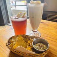 Lemonade and Banana Shake  at Alma Casa Vegana in Cordoba