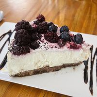 Cheesecake  at Alma Casa Vegana in Cordoba