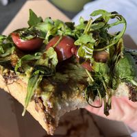 Messy (and delicious) avocado toast at Cafe Capello in Reno