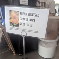 Fresh squeezed oj and lemonade at Cafe Capello in Reno