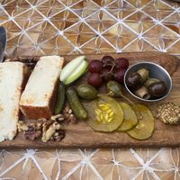 vegan havarti cheese  at Superette Wine + Provisions in Gainesville
