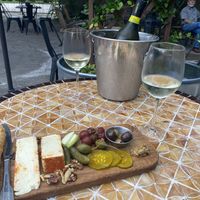 ice bucket to keep wine cool  at Superette Wine + Provisions in Gainesville