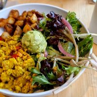Vegan Breakfast Bowl at Tractor Foods in Victoria