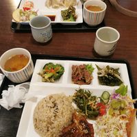 Gyoza Set Menue and Daily Special Set Menue at Cafe Ren - Kamigyo in Kyoto