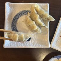 Fried dumplings   at Cafe Ren - Kamigyo in Kyoto