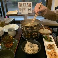 Vegan hotpot 🍲   at Cafe Ren - Kamigyo in Kyoto