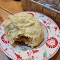 Curry steamed bun at Cafe Ren - Kamigyo in Kyoto