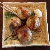 Takoyaki at Cafe Ren - Kamigyo in Kyoto