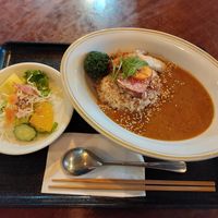 Curry (1300¥) at Cafe Ren - Kamigyo in Kyoto