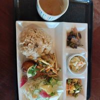 Daily special set (1400¥) at Cafe Ren - Kamigyo in Kyoto